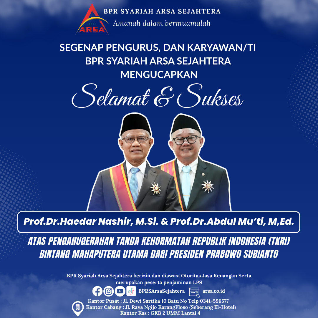 Selamat & Sukses kepada Prof.Dr.Haedar Nashir, M.Si. & Prof.Dr.Abdul Mu’ti, M,Ed.